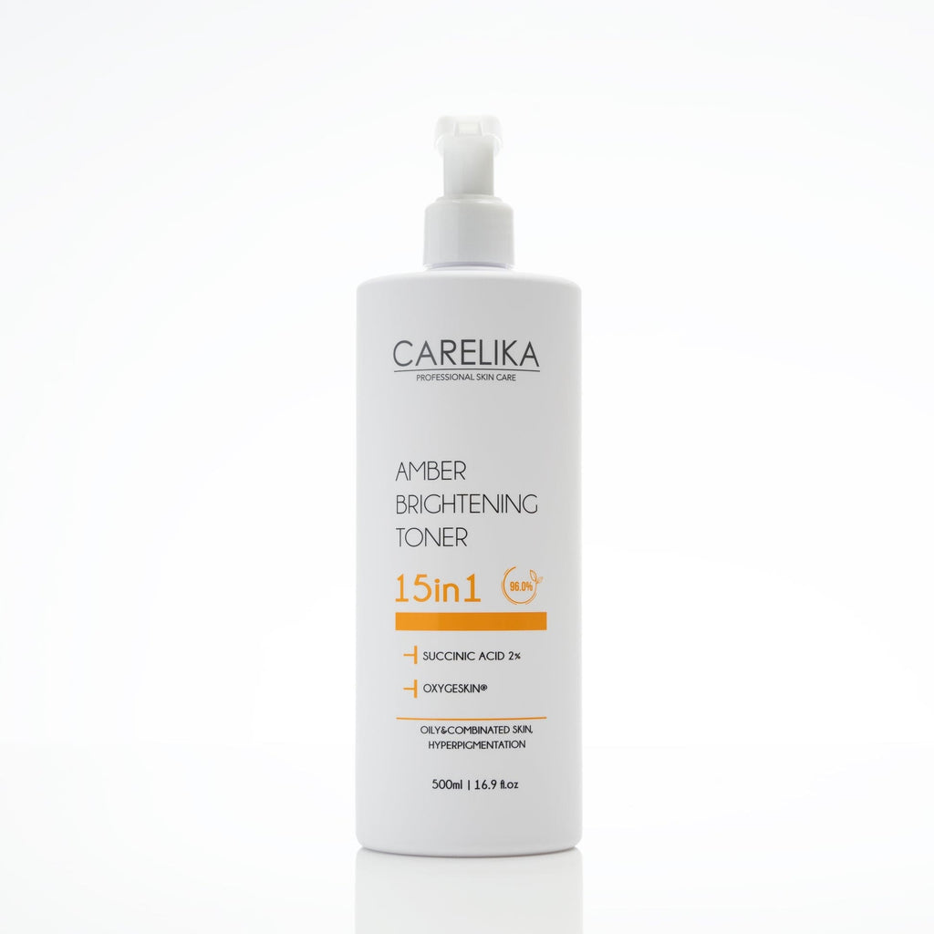 CARELIKA Amber Brightening Toner 15in1 (with Succinic Acid 2%) 500ml