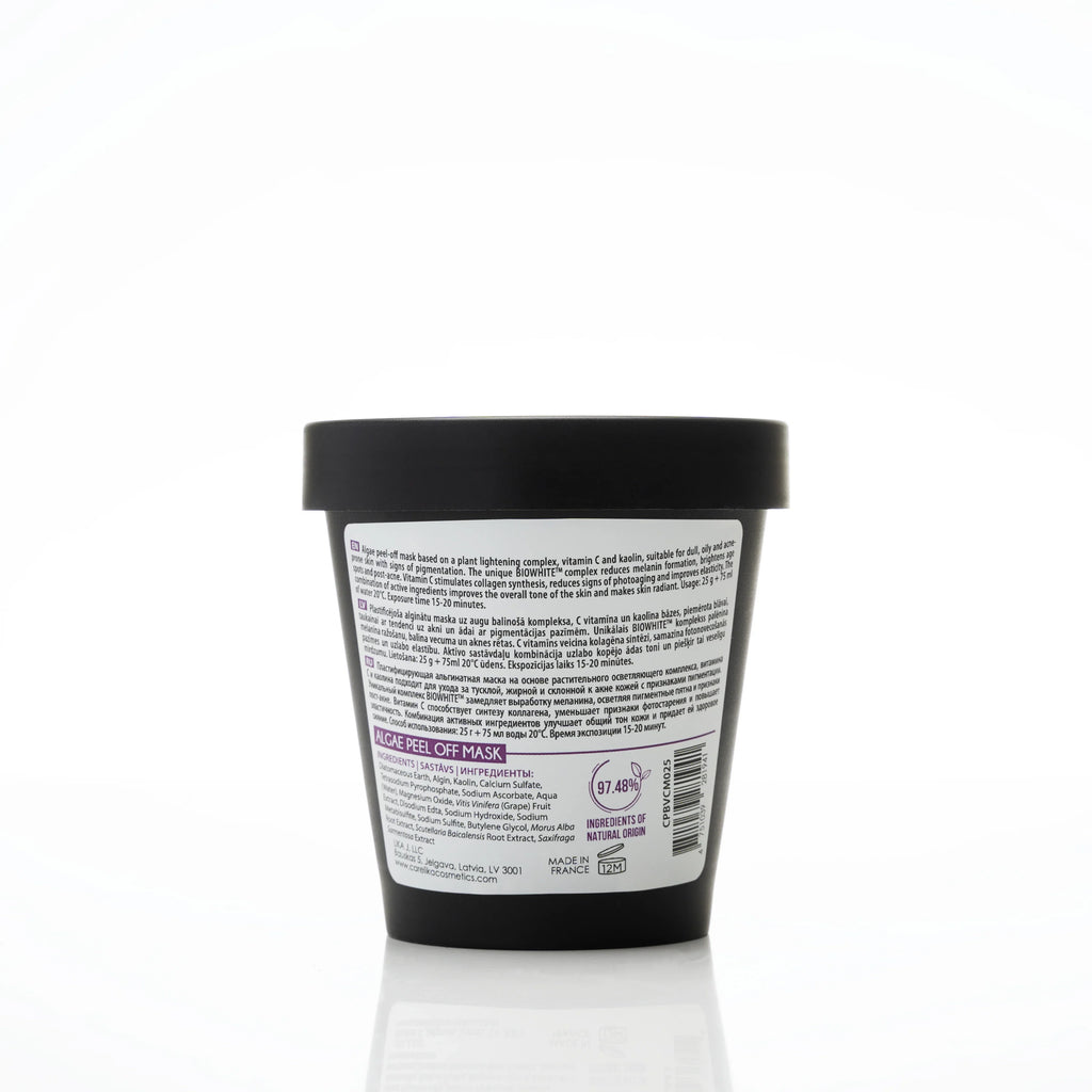 CARELIKA Algea Peel Off Mask Biowhite and Vitamin C Jar 25gr