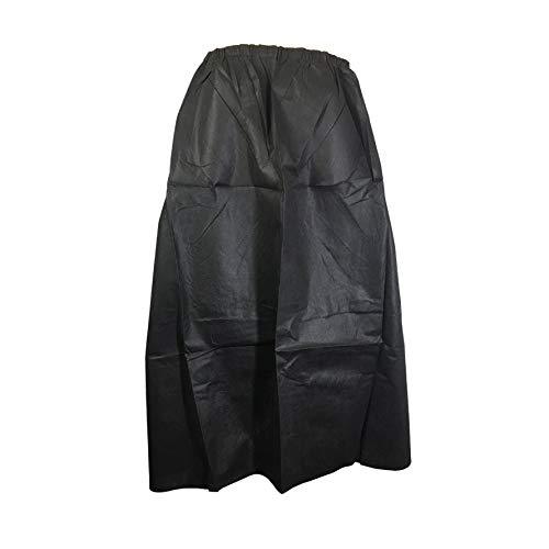 DISPOSABLE ELASTIC BATHROBE WHITE AND BLACK 100 X 140 CM (10PCs / Pack)
