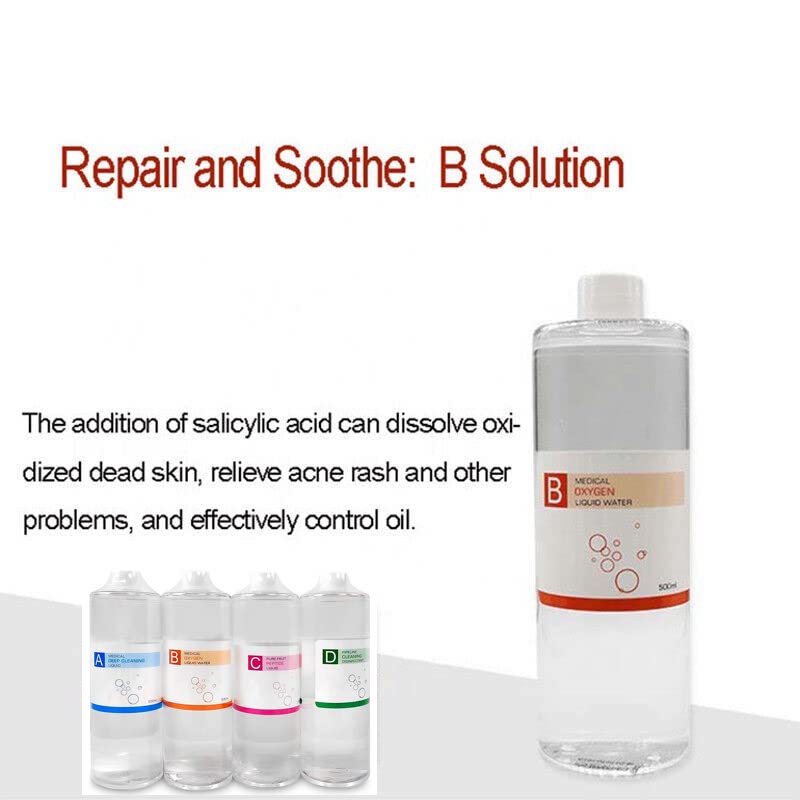 Hydra Facial Skincare Face Liquids Serum Aqua Peel Solution 500ml A, B, C, D for MAchine