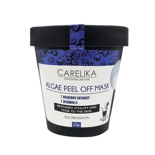 CARELIKA Algae Peel Off Mask Bilberry and Vitamin C 25gr jar