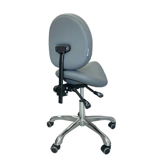 UC-9103 Ergonomic Saddle Stool with Back Support