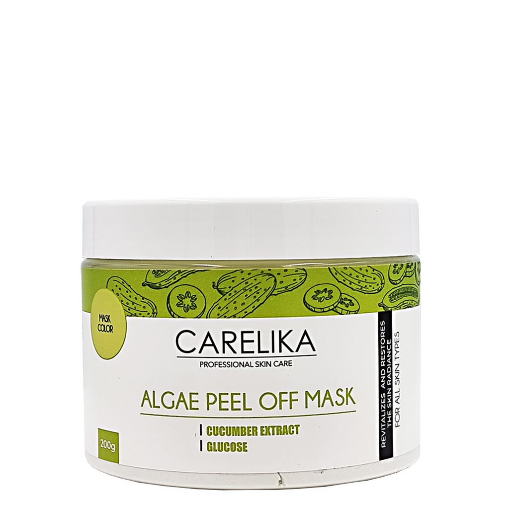 CARELIKA Algae Peel Off Mask Cucumber Extract with Glucose 200gr