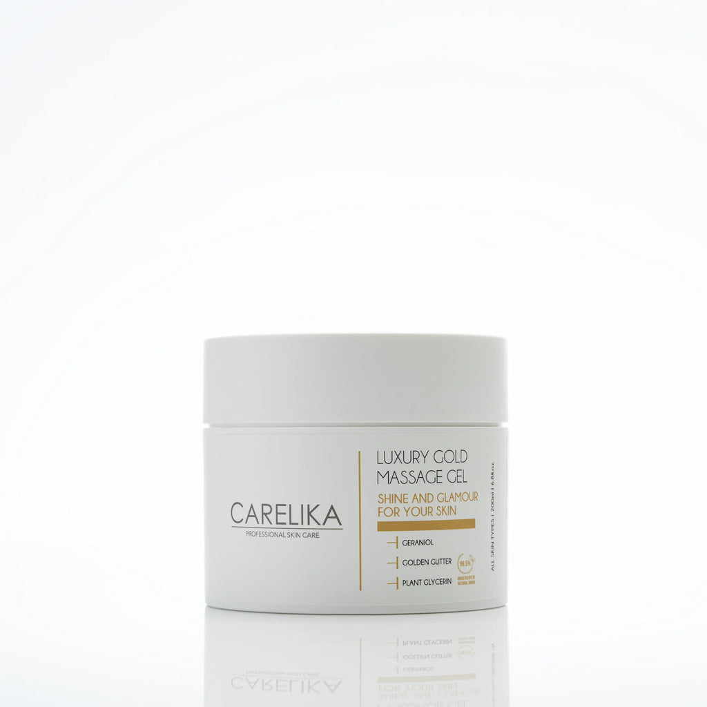 CARELIKA Luxury Gold Massage Gel - 99.5% Natural 200ml