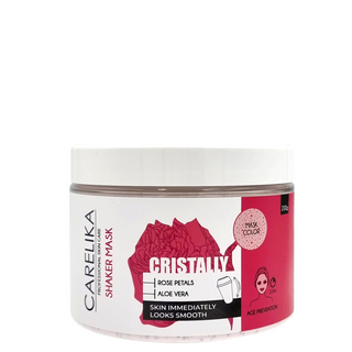 CARELIKA Shaker Prebiotic Cristal Mask Rose Petals 200g
