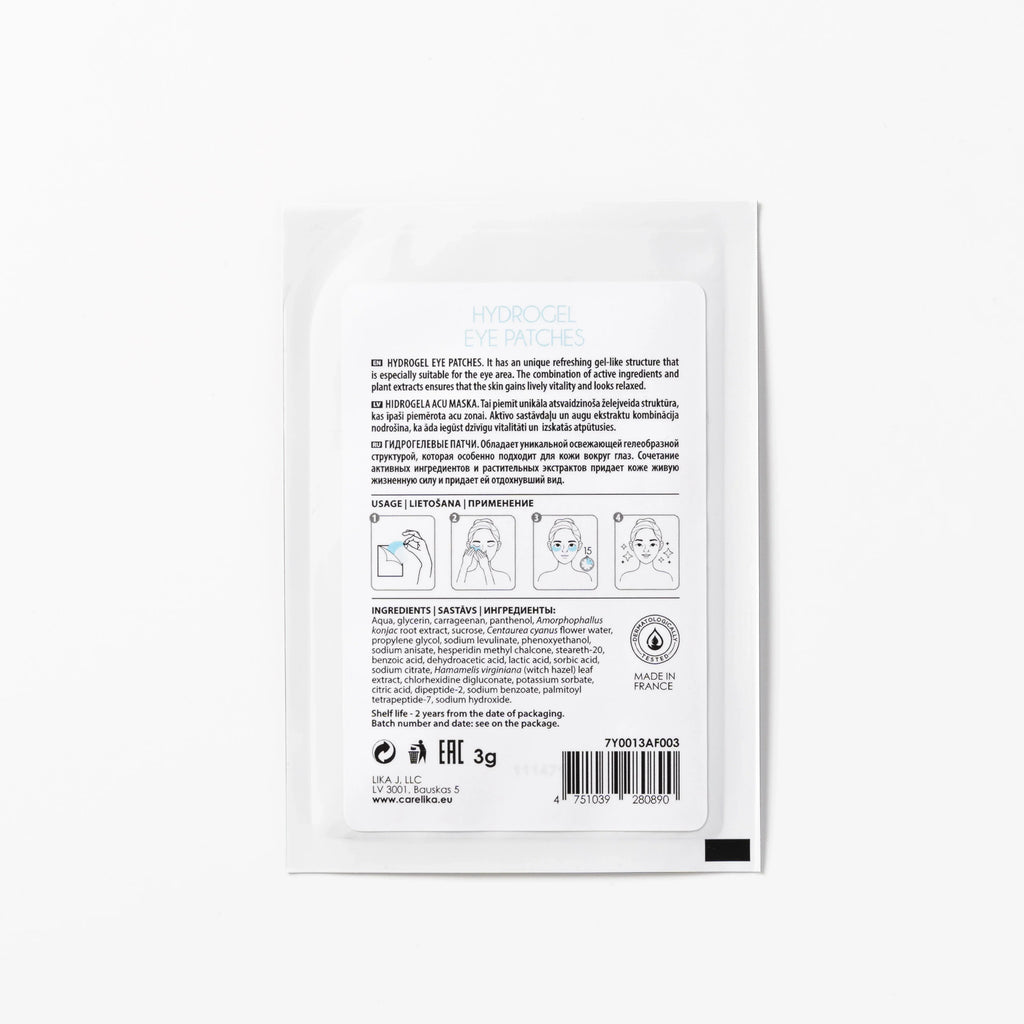 CARELIKA Hydrogel Eye Patches Moisturizing 2 patches