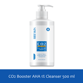 Ribeskin CO2 Cleanser booster AHA 1.0% Carboxy - 500 ML (Facial & Body)