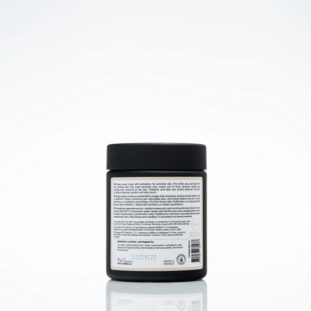 CARELIKA Shaker Prebiotic Creamy Mask Black Beeome Jar 15gr.