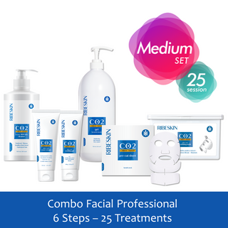 Ribeskin CO2 Carboxy Therapy Facial Professional - Combo 6 Steps