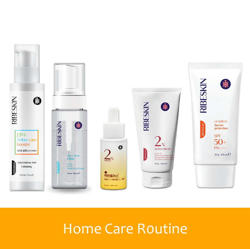 Ribeskin Home Care Routine