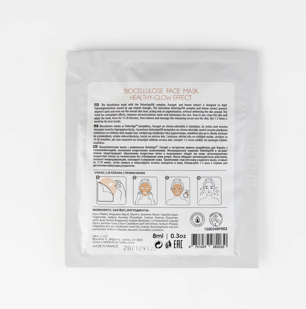 CARELIKA Biocellulose Face Mask Lightening 8ml