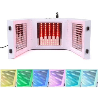 Photon light therapy beauty skin collagen device 7 colors red light therapy led facial mask
