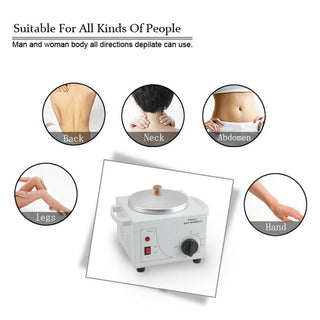 Professional hot wax warmer for salon
