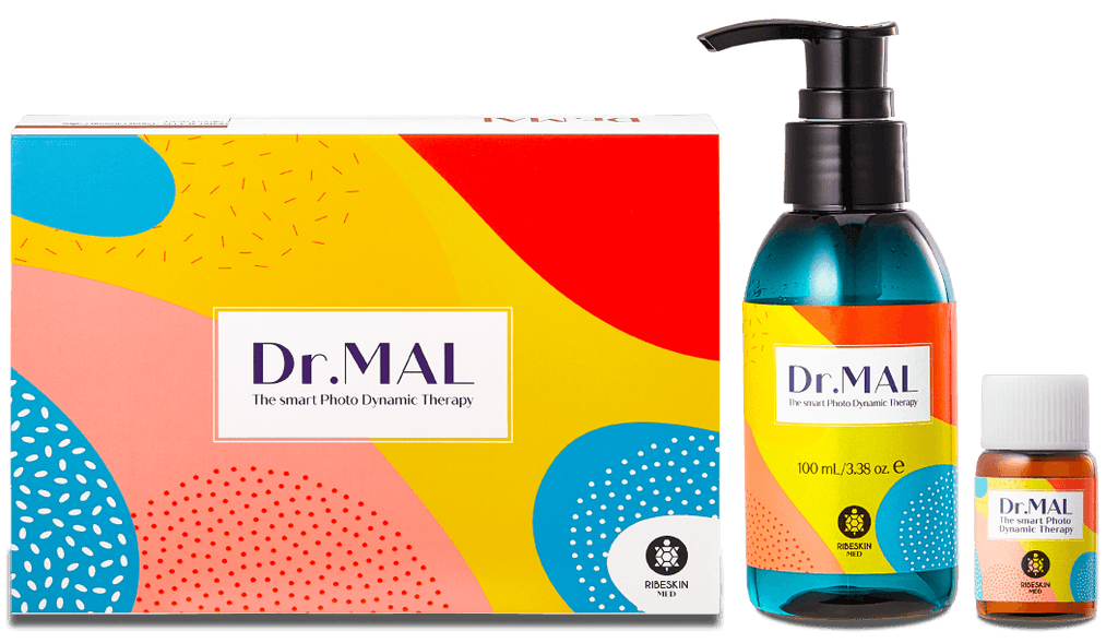 Ribeskin Dr.MAL PDT Combo 9 Vials + 1 Cleanser