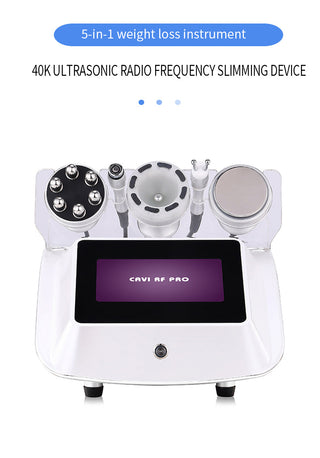 5 in 1 RF Cavitation Slimming Machine 40K Beauty Equipment Professional RF Cavitation Body Slimming Machine
