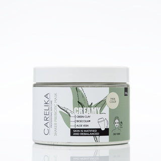 PROFESSIONAL CARELIKA Shaker Prebiotic Creamy Mask with Green Clay, 200g