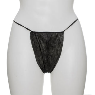 Panties Bikini Disposable (Black - 100 / Box)