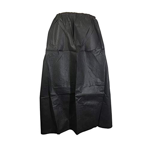 DISPOSABLE ELASTIC BATHROBE WHITE AND BLACK 100 X 140 CM (10PCs / Pack)