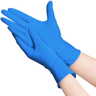 Disposable Nitrile Gloves Powder Free (Blue)