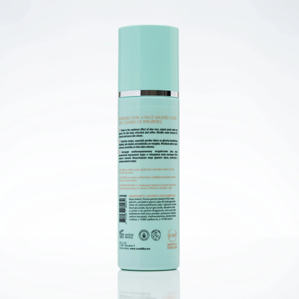 CARELIKA Micellar Peach Cleansing Water 200ml