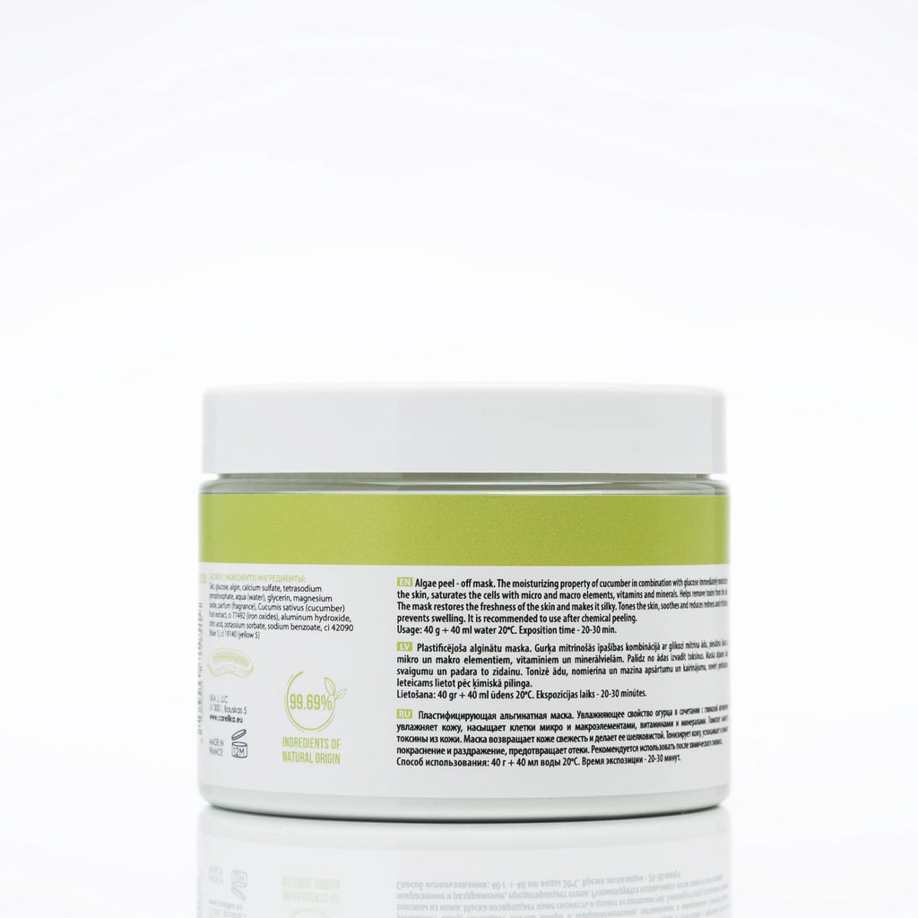 CARELIKA Algae Peel Off  Mask Cucumber Extract with Glucose 200gr