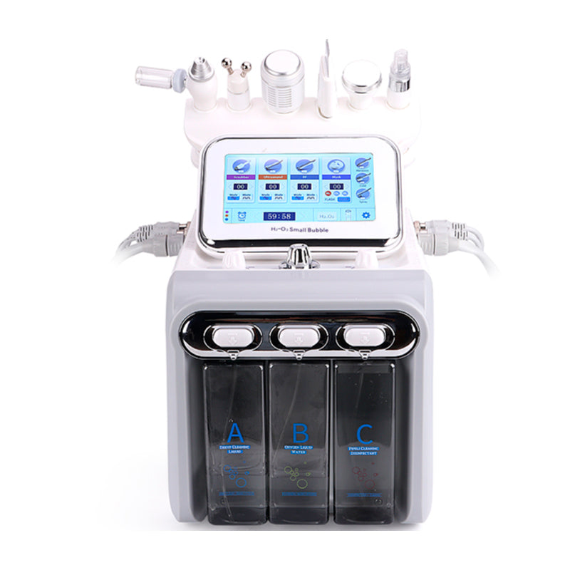 7 in 1 oxygen hydrafacial peel dermabrasion beauty machine with