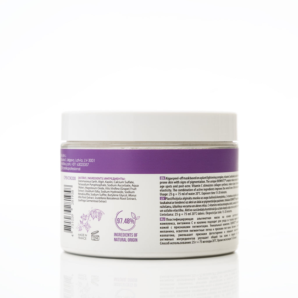CARELIKA Algea Peel Off  Mask Biowhite and Vitamin C