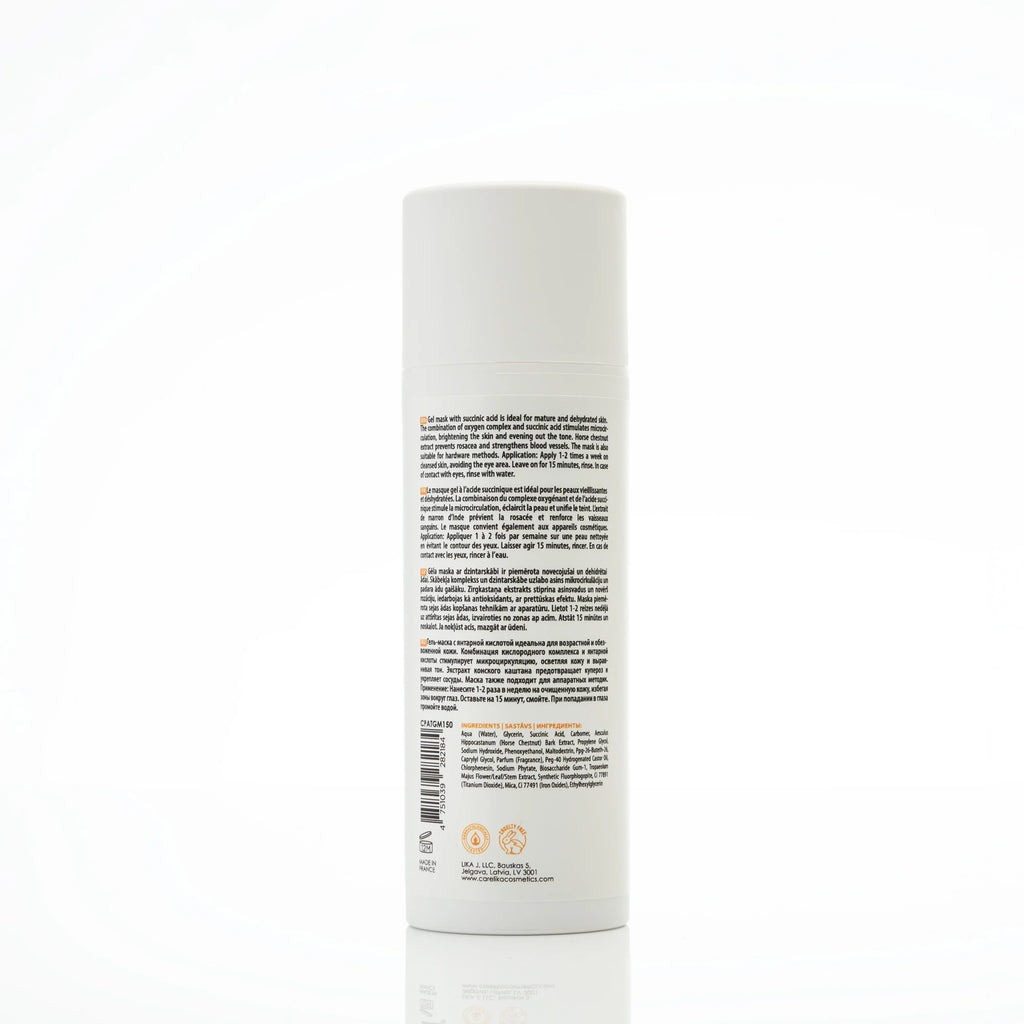 CARELIKA Amber Therapy Gel Mask 15in1 (with Succinic Acid  2%) 150ml