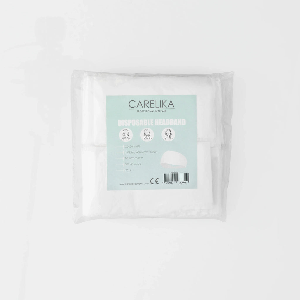 CARELIKA Disposable Headband white 20pcs. 45 x 6.3cm