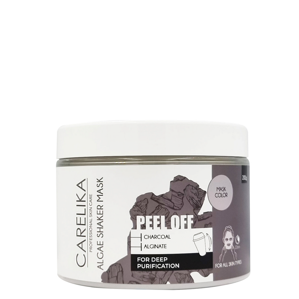 CARELIKA Shaker Peel Off Mask Charcoal 200gr