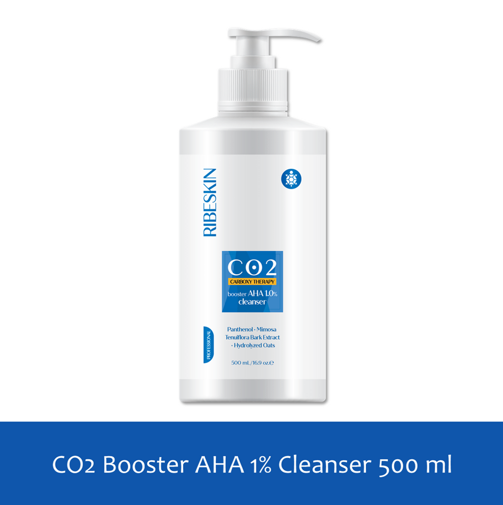 Ribeskin CO2 Cleanser booster AHA 1.0% Carboxy - 500 ML (Facial & Body)