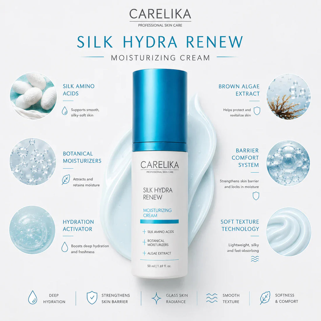 CARELIKA Silk Hydra Renew Moisturizing Cream