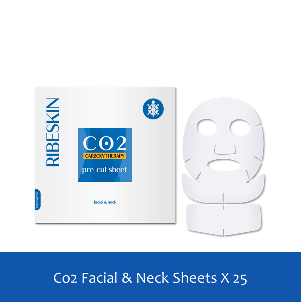 Ribeskin Sheets Facial Mask 25 CO2 Carboxy Therapy