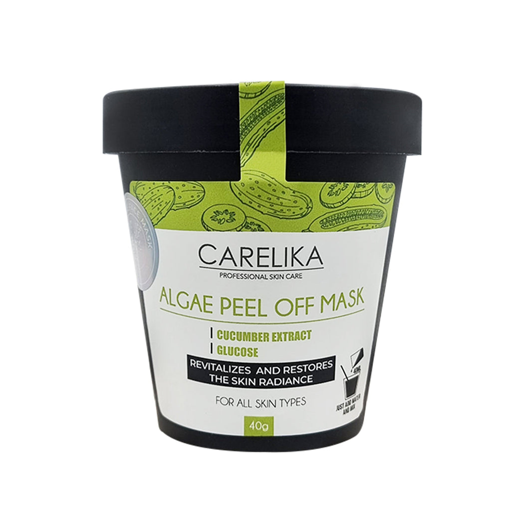 CARELIKA Algae Peel Off  Mask Cucumber Extract with Glucose 40gr