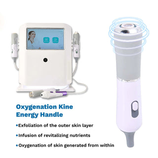 NEW 4 in 1 Oxygen Facial CO2 Bubble + RF + Ultrasound Machine + SCAN. Face Lifting and Whitening