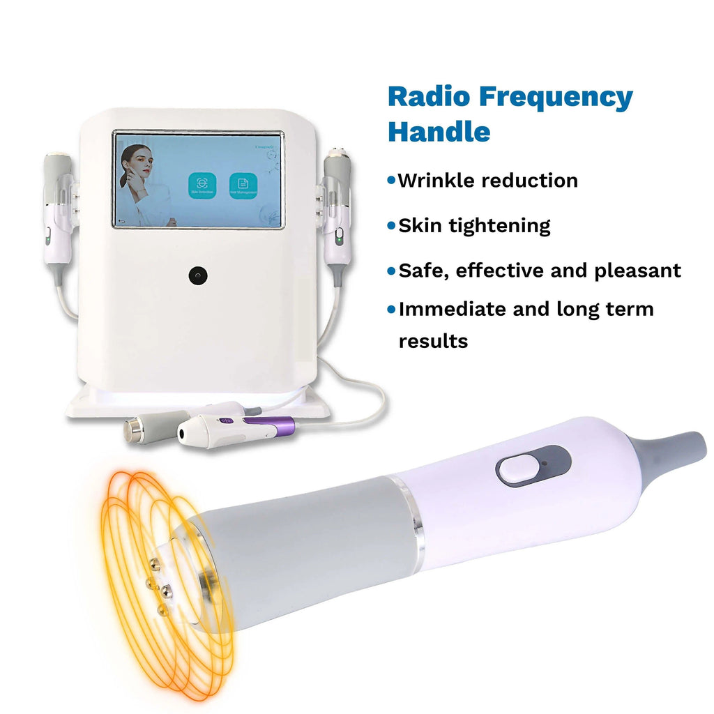 NEW 4 in 1 Oxygen Facial CO2 Bubble + RF + Ultrasound Machine + SCAN. Face Lifting and Whitening