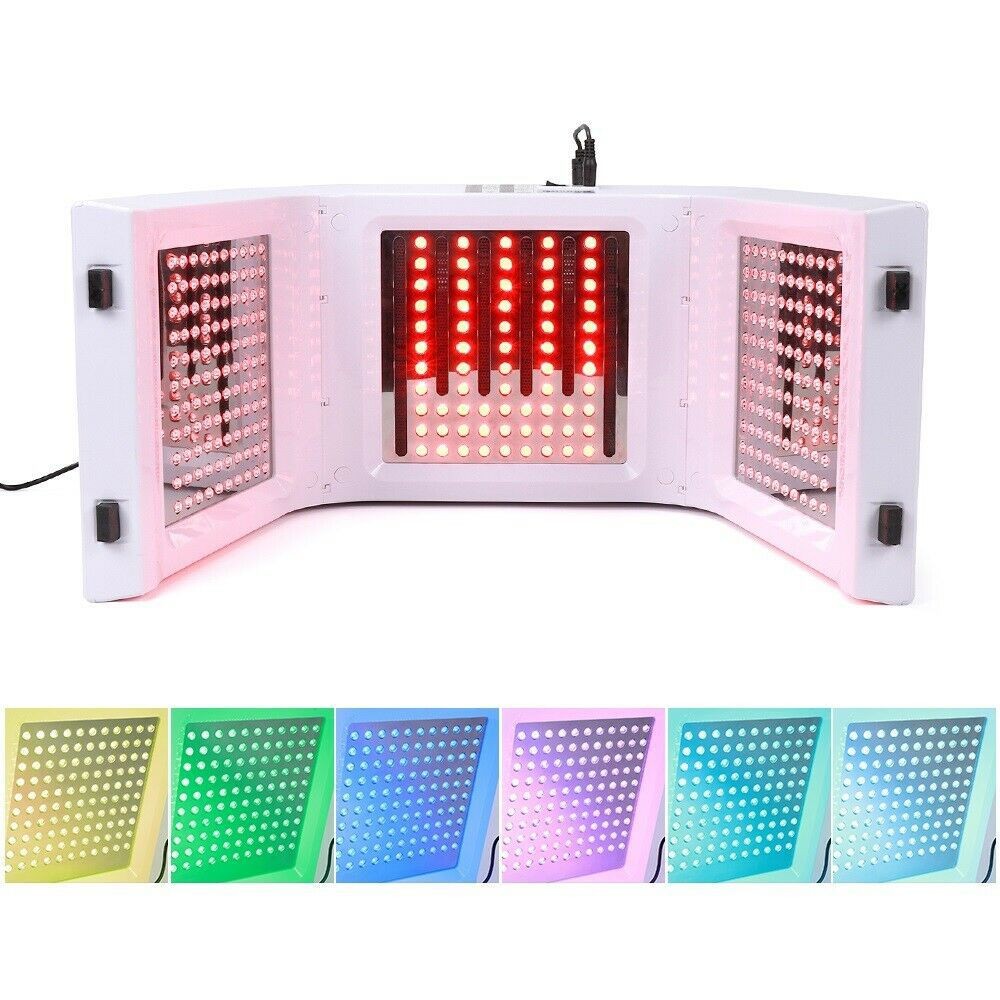 Photon light therapy beauty skin collagen device 7 colors red light therapy led facial mask