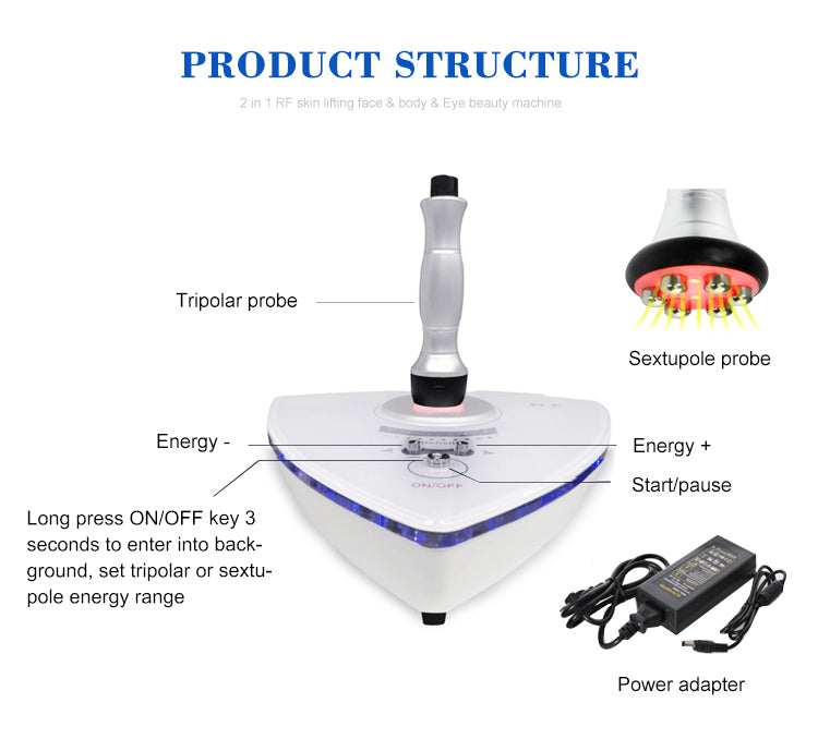 Body & Facial Lift Radio Frequency Portable Machine