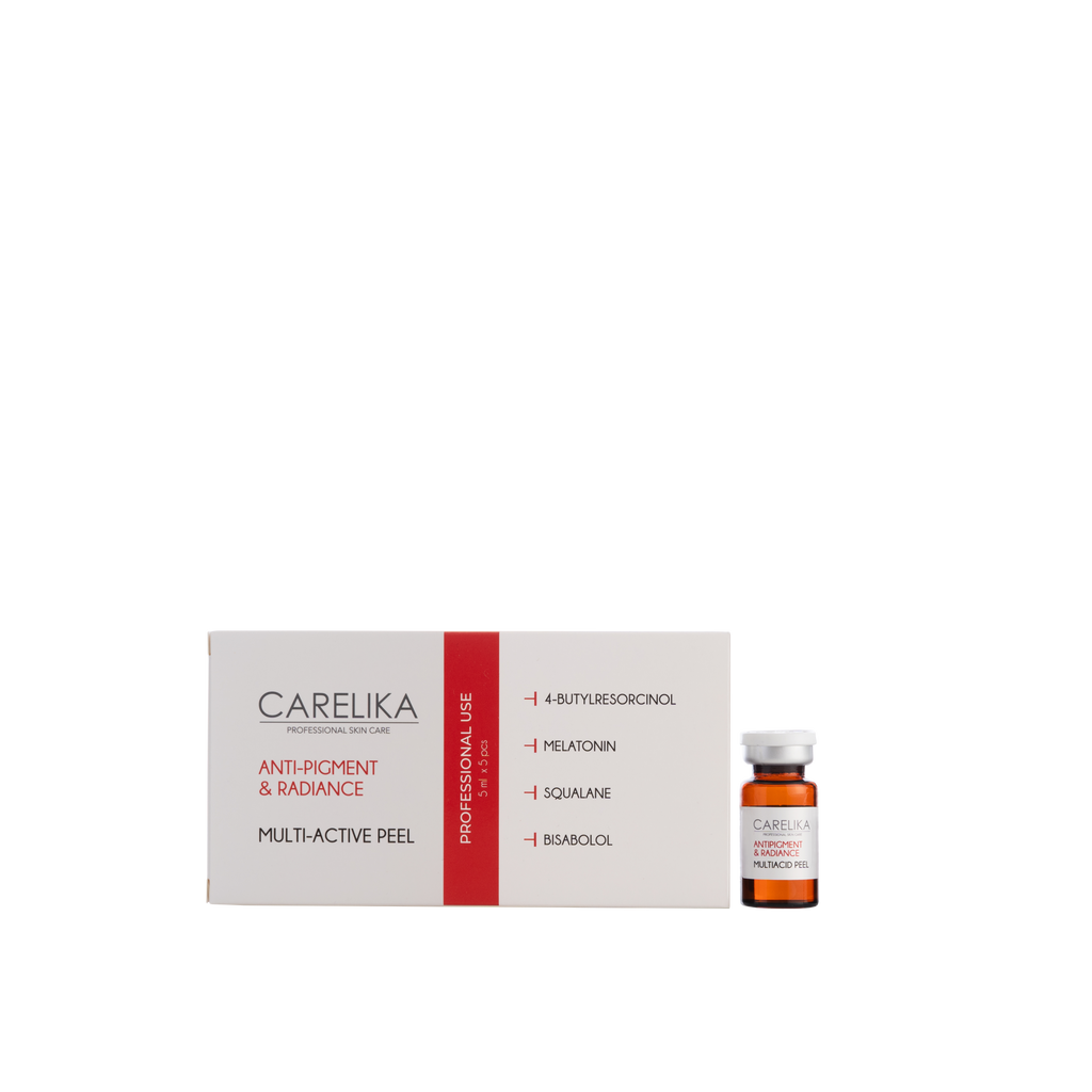CARELIKA Anti-Pigment & Radiance Multi-Active Peel - pH 5.0-6.0  - 5x5 ml.