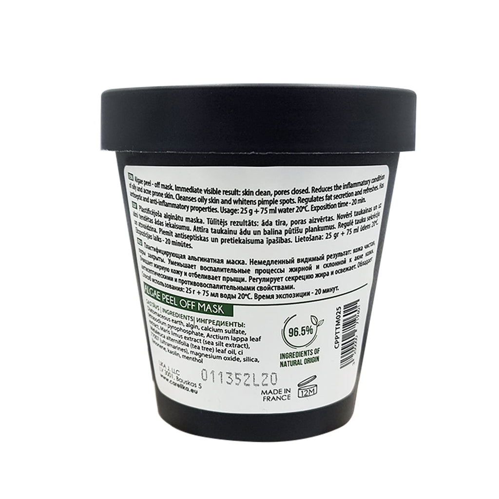 CARELIKA Algae Peel Off  Mask Tea Tree Oil 25gr