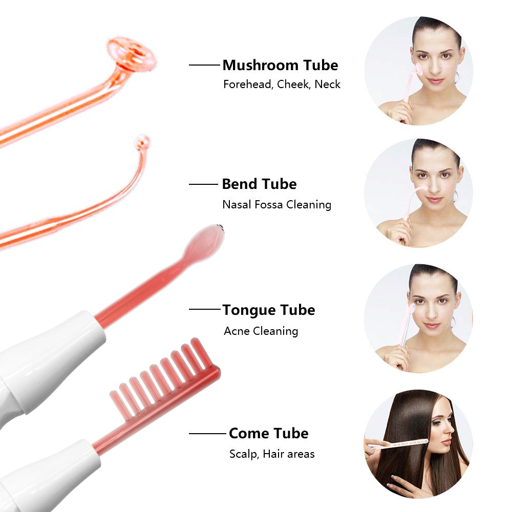 Portable High Frequency Facial Machine 4 or 7 Tubes