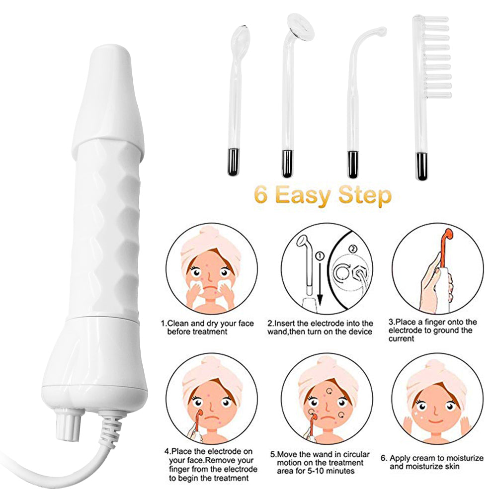 Portable High Frequency Facial Machine 4 or 7 Tubes