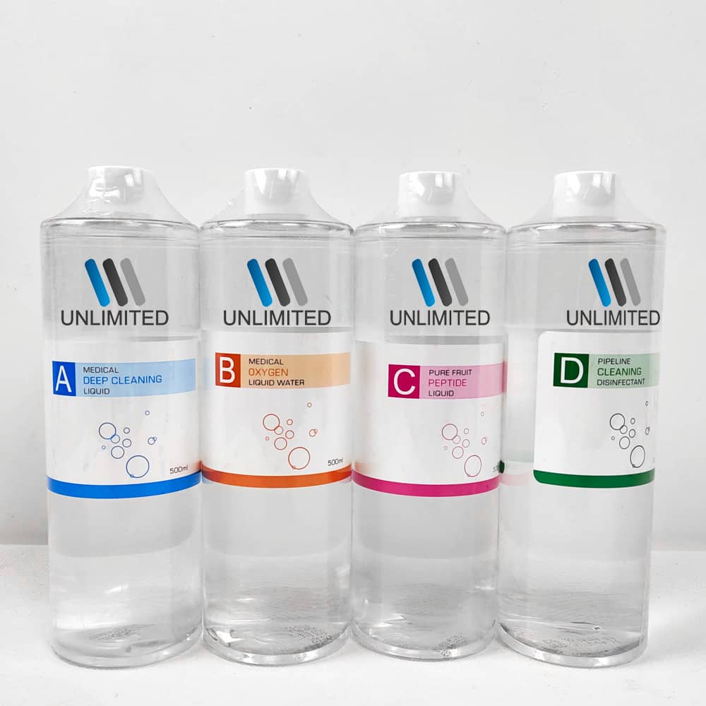 Hydra Facial Skincare Face Liquids Serum Aqua Peel Solution 500ml A, B, C, D for MAchine