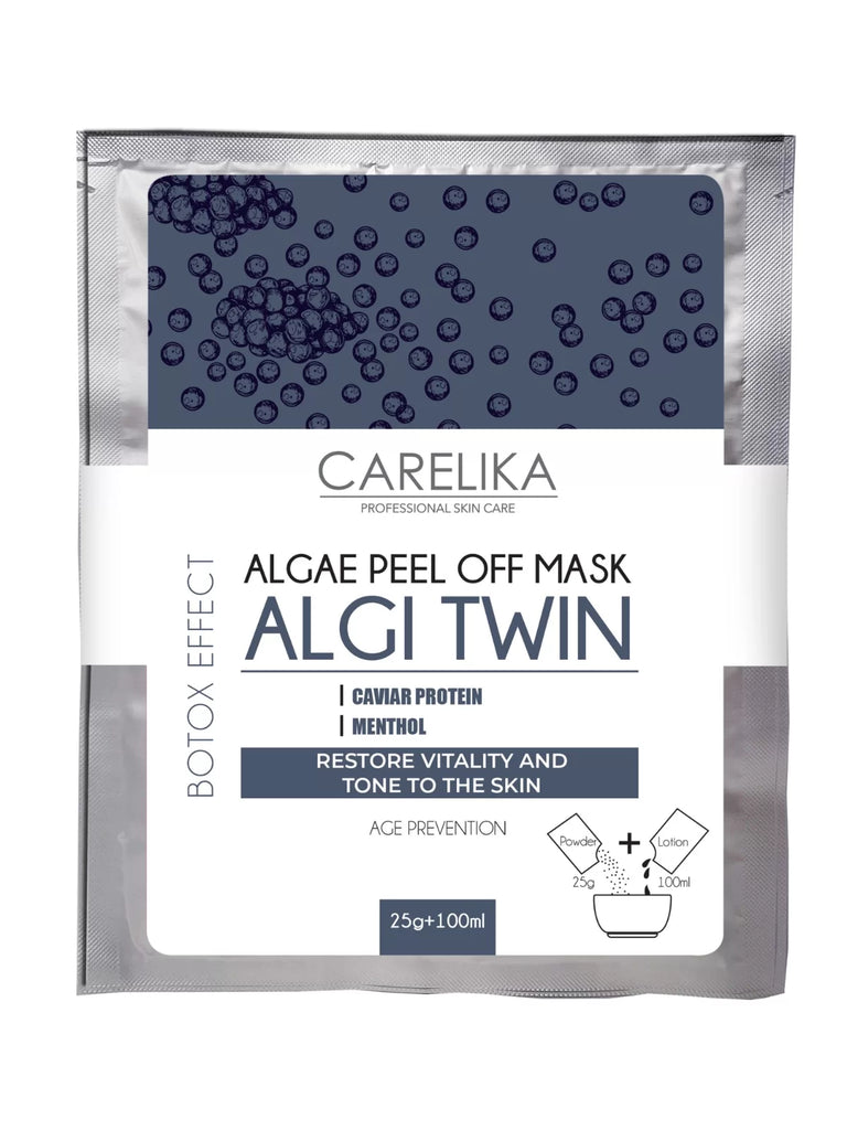 CARELIKA Algae peel off mask algi-twin solution lotion