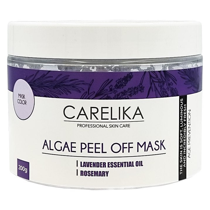 PROFESSIONAL CARELIKA Algae peel off mask with lavender and rosemary, 200g