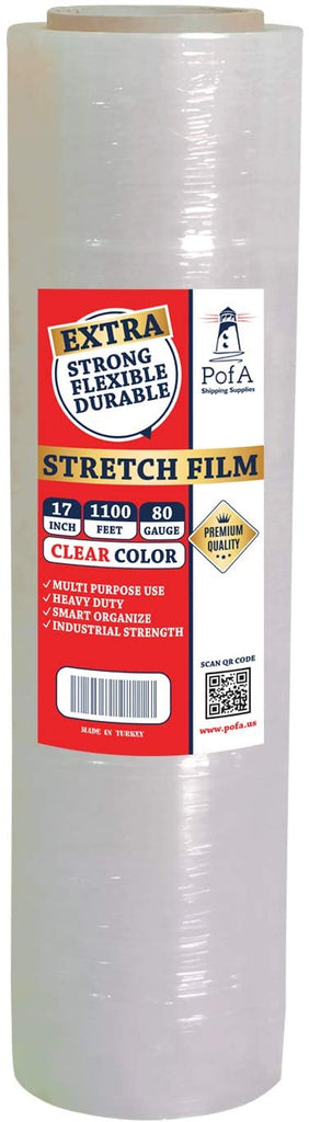 Stretch Wrap Industrial Strength Extra Thick 18" x1100 SqFt